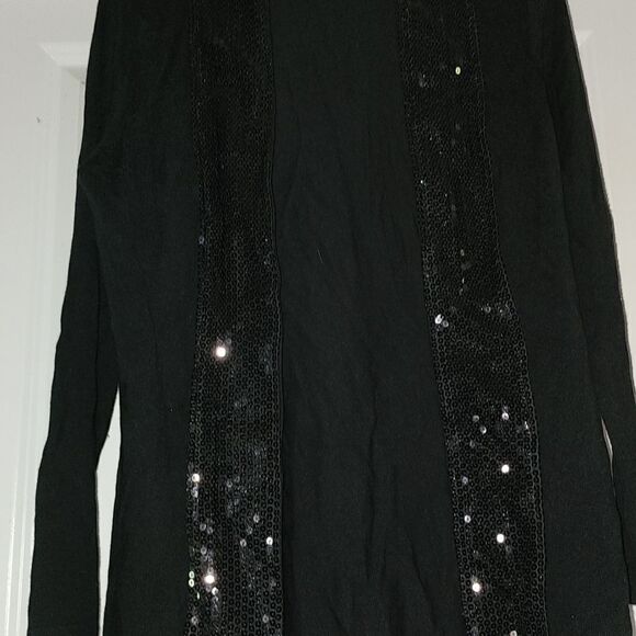 Black long sleeve cardigan - Picture 3 of 5